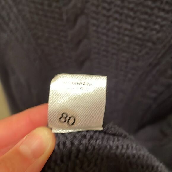 Treasure and Bond & Something Navy Collab woman’s navy blue wool/cashmere dress - Picture 11 of 11